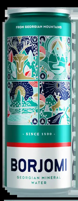 Borjomi with citrus & ginger flavor