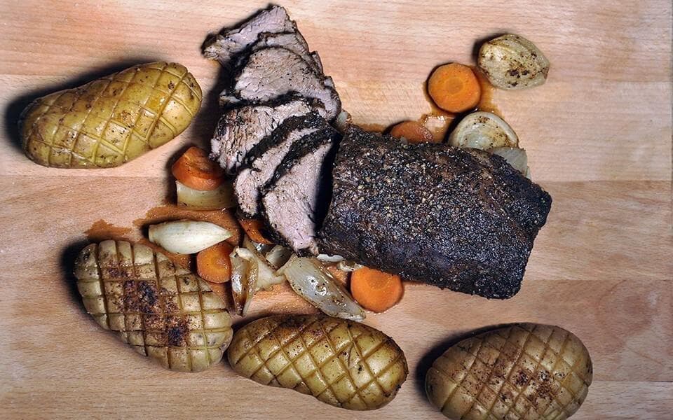  Beef Tenderloin with beer and coffee