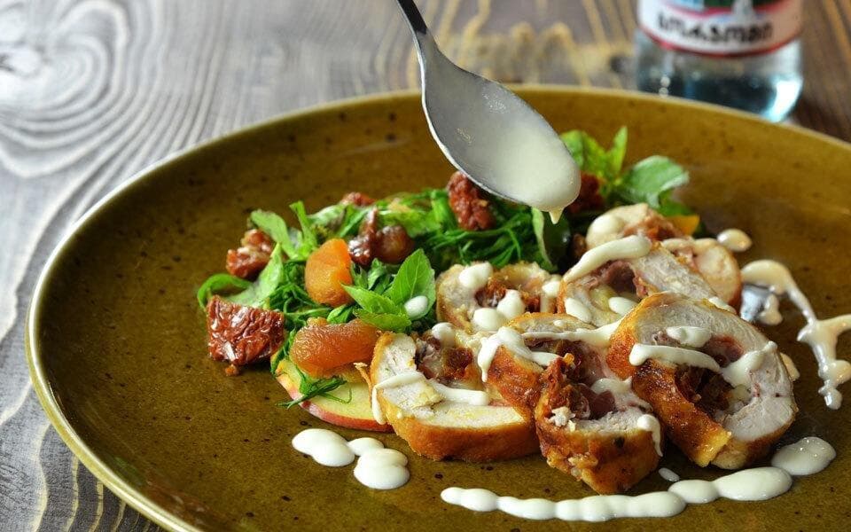 Chicken roll "A-la Italiano" 